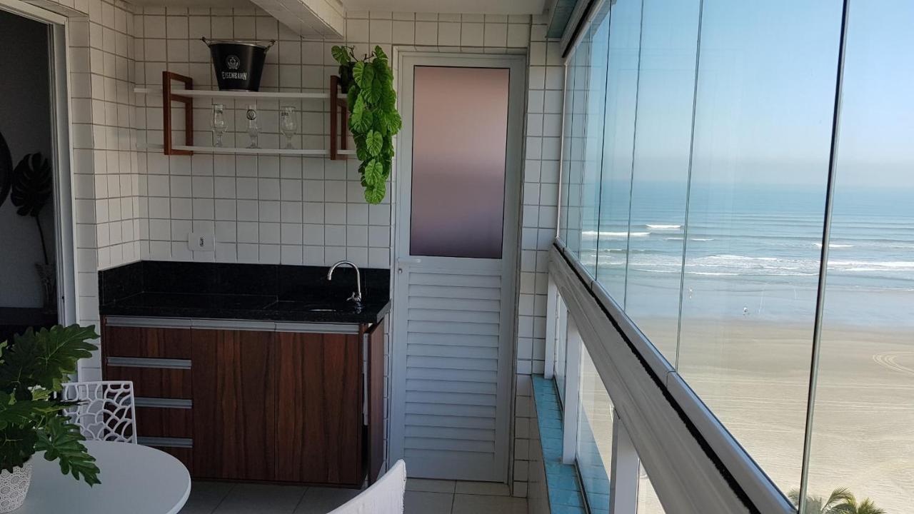 Appartement Apto Pé na Areia à Praia Grande  Extérieur photo